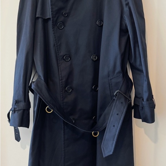Burberry Other - Burberry Navy Double-Breasted Trench Coat with Belt